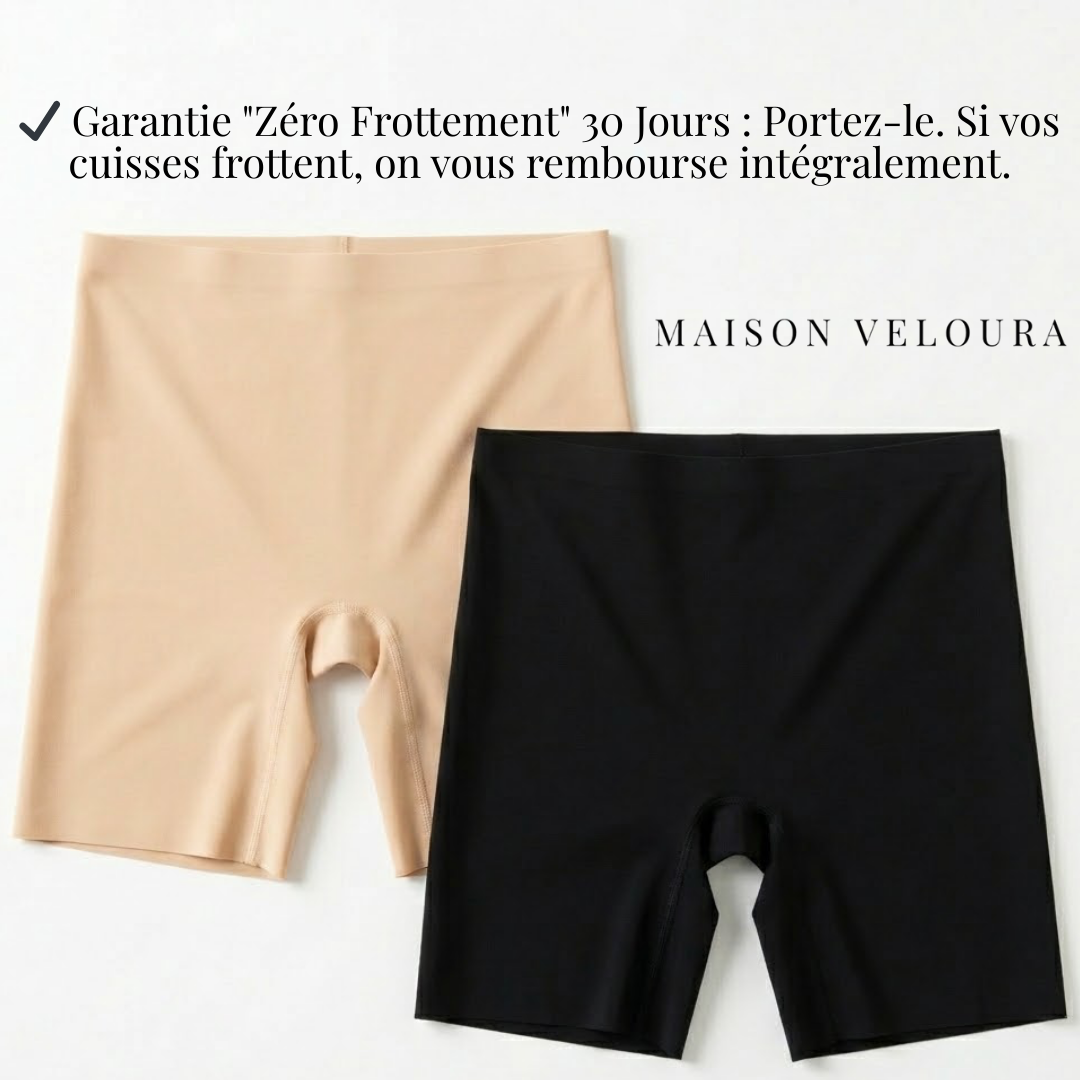 Shorty Lissant Seconde Peau - Zéro Frottement