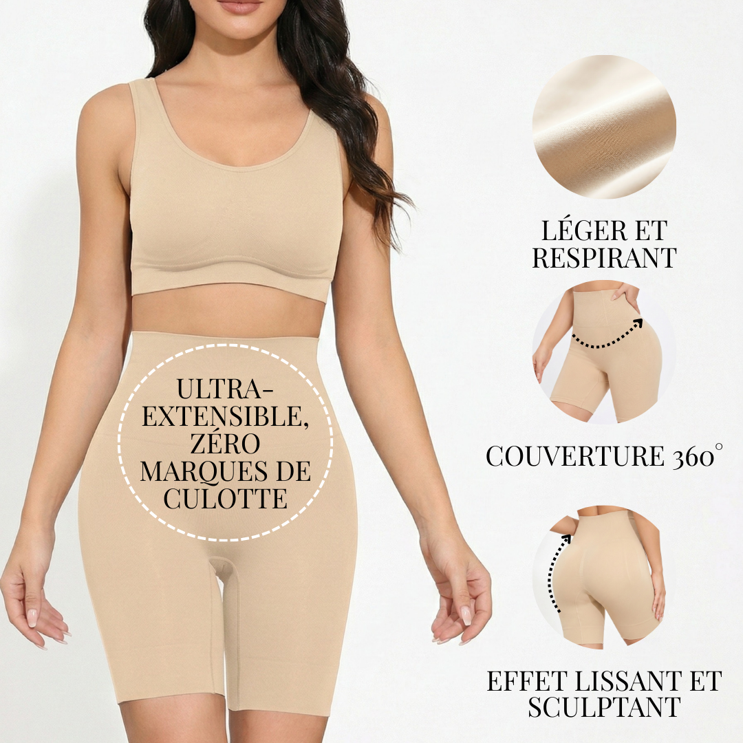 Shorty Lissant Seconde Peau - Zéro Frottement